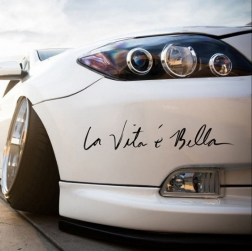 LA VITA E BELLA (Life is Beautiful) car/wall
